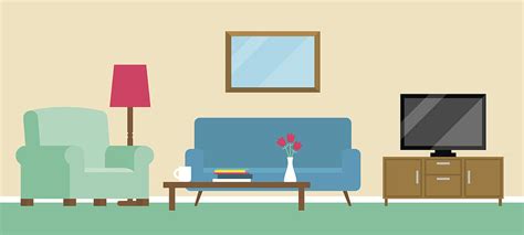 Cool Living Room Drawing Background Photos
