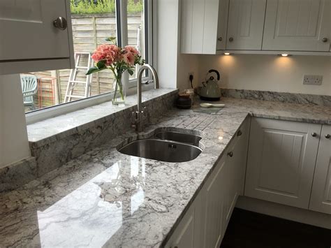 Granite worktops are typically 20mm thick and 60cm wide to suit most kitchen worksurfaces, however we have larger. Best Thunder White 6019 Granite Kitchen Worktop for Sale ...