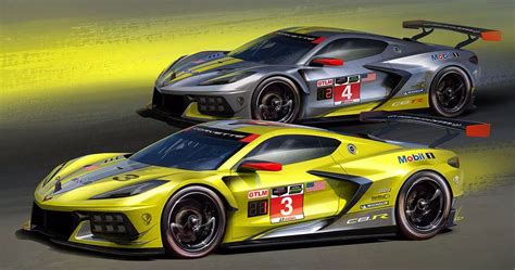 Corvette C8r To Race 2020 24 Hours Of Le Mans In Traditional Yellow Livery