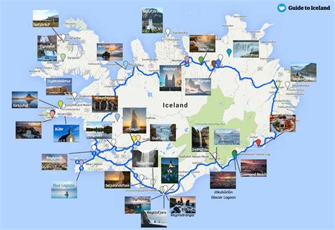 Principaux Sites Depuis La Route Circulaire En Islande Islande
