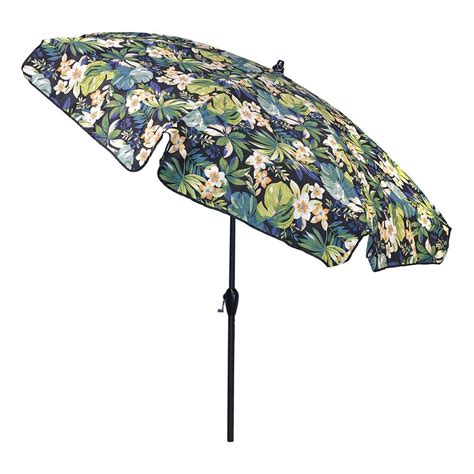 Don't make the mistake of just summing the long and short edge length and multiplying by four (40+ 6) x 4 = 184. Plantation Patterns 7.5 ft. Aluminum Patio Umbrella in ...
