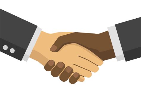 Two Business People Shaking Hands 13089820 Png
