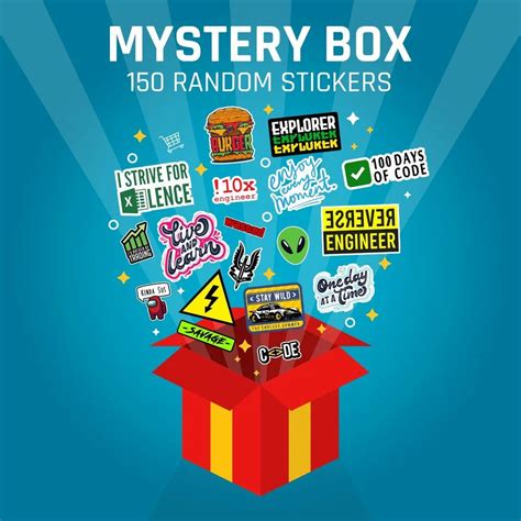 Mystery Box 150 Stickers At Rs 359900piece Electronic Sticker