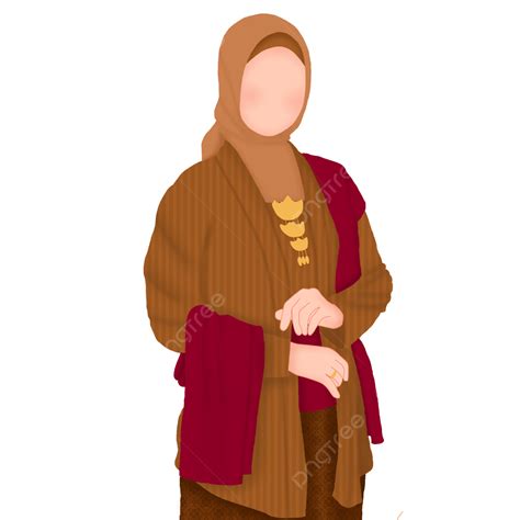 Mujeres Con Ropa Tradicional Kebaya Png Dibujos Día De Kartini Ropa