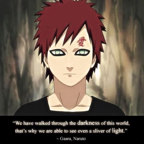 Manga And Anime Picture Quotes About How We Have Walked Thru The Darkness