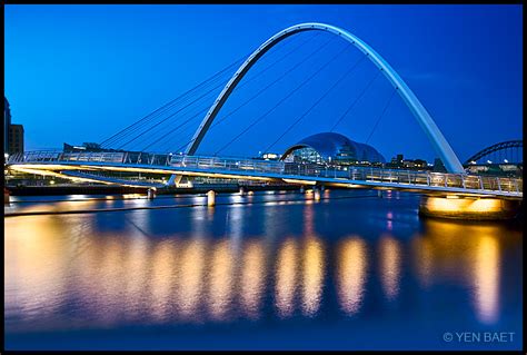 Newcastle Upon Tyne Gateshead Millennium Bridge Early M Flickr