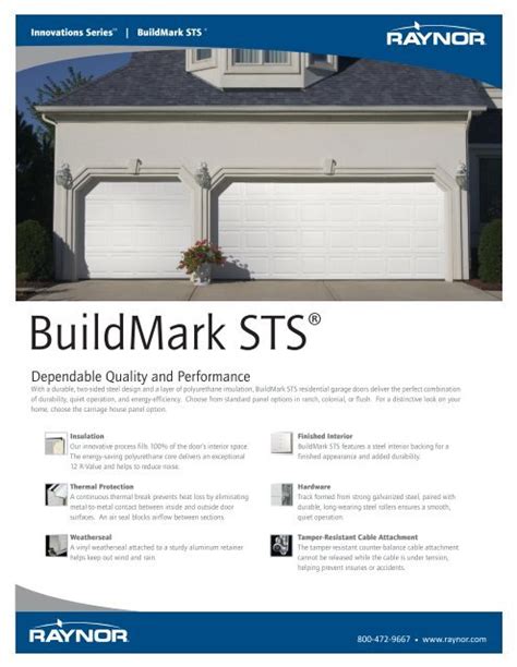 Buildmark Sts Raynor Garage Doors