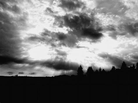 Landscape Horizon Silhouette Cloud Black Image Free Photo