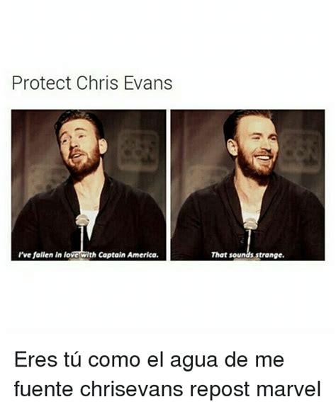 Protect Chris Evans Ive Fallen In Lovewith Captain America That Sounds