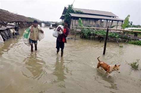 Photos Assam Flood Situation Worsens 253000 People Affected News