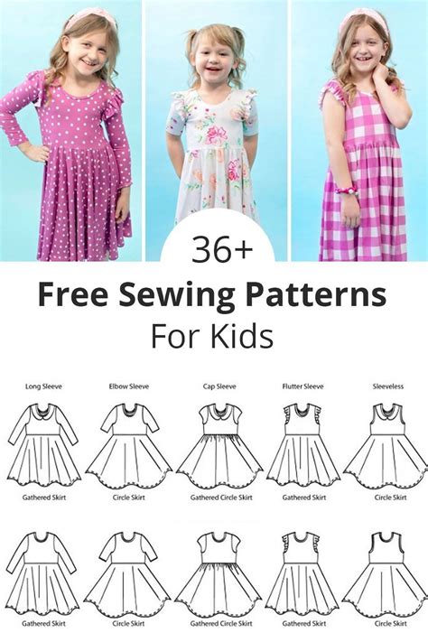 36 Diy Printable Sewing Patterns For Kids Clothes Printable Pdf