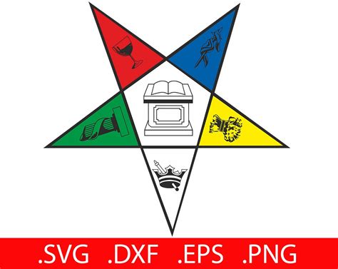 Eastern Star SVG Masonic Eastern Star SVG OES Eastern Star Svg | Etsy