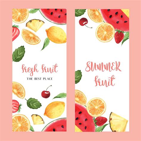 Maybe you would like to learn more about one of these? Tropical fruits menu design, passionfruit summer ...