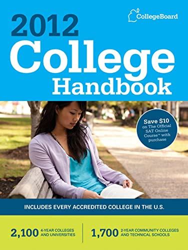 College Handbook 2012 The College Board 9780874479676 Books