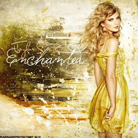 Hollywood Stars Taylor Swift Enchanted Fanmade Single Cover