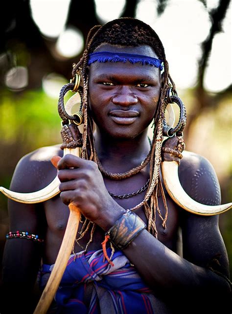 Mursi Warrior Ethiopia Africa People African People Africa Tribes