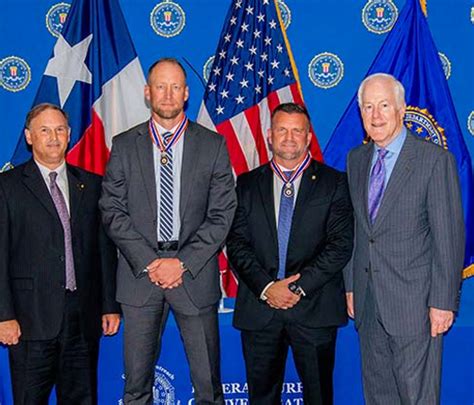 Fbiaa Congratulates Two San Antonio Fbi Special Agents For Receiving Congressional Badge Of