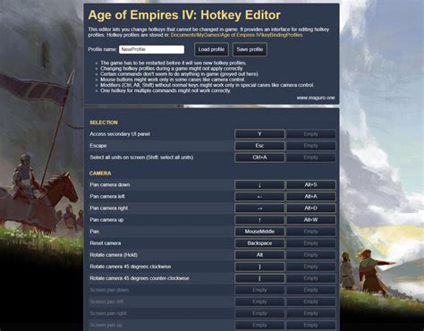 Age Of Empires Iv Custom Hotkey Editor Guide Steamah