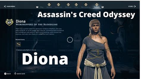 Assassin S Creed Odyssey By The Fates Side Diona Worshippers Of The