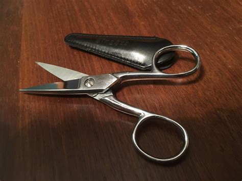 Gingher scissors. Can't go wrong with whatever pair you choose, but ...