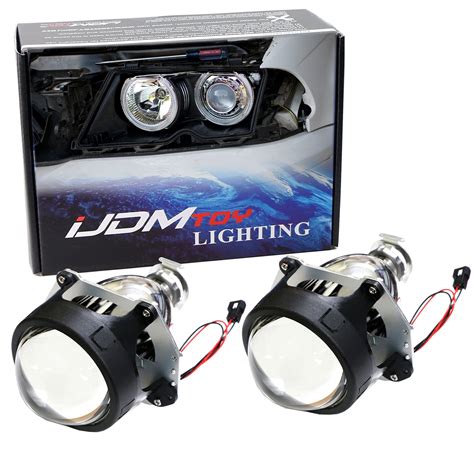 Buy Ijdmtoy 3 0 Inch H1 Bi Xenon Headlamp Projector Lens Compatible With Lighting Retrofit