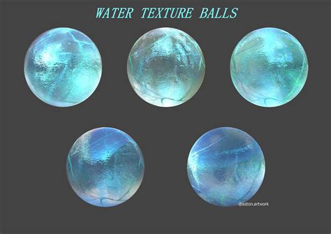 Artstation Water Texture Balls