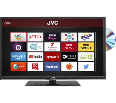 Buy Jvc Lt 24c695 24 Smart Hd Ready Led Tv With Built In Dvd Player