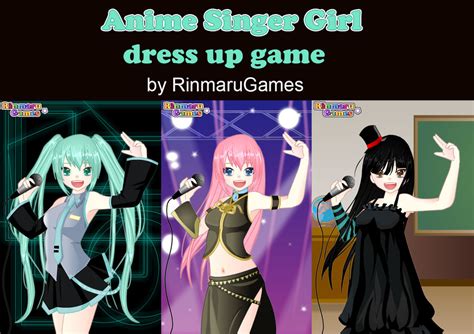 Anime Singer Girl Dress Up By Rinmaru On Deviantart