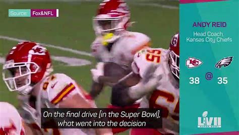 Chiefs Rehearsed Super Bowl Winning Play Reid Video Dailymotion