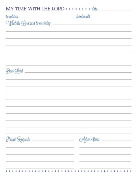 7 Best Images Of Free Printable Bible Quiet Time Journal