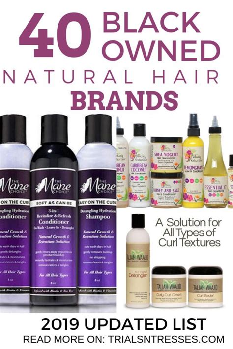 Black Owned Natural Hair Brands 2019 Updated List Hair Brands