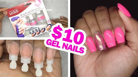 It's perfect for any beginner for diy gels at home. DIY Testing Kiss Gel Nail Kit - Make Glam
