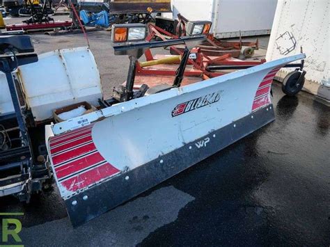 Blizzard Snow Plow 8 With Attachment Roller Auctions