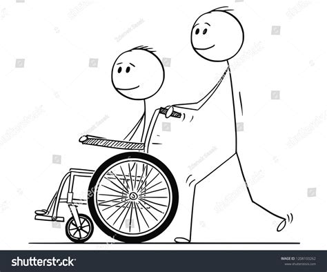 616 Disabled Wheelchair Stick Figure Images Stock Photos Vectors