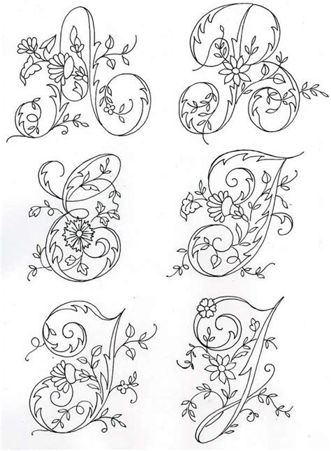 Western Embroidery Embroidery Alphabet Embroidery Patterns Vintage