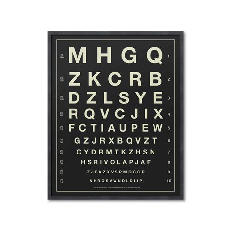 Herman Snellen Eye Chart With Letters Foundry