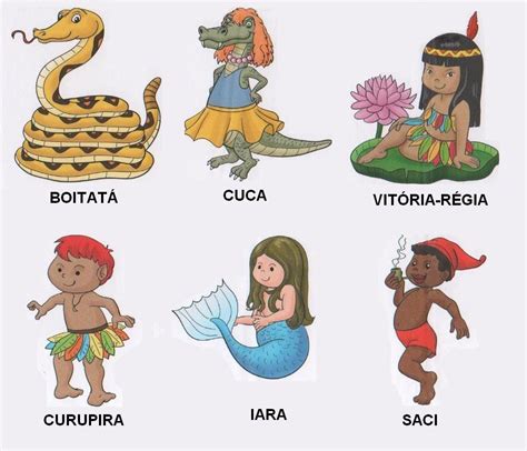 Desenho Do Folclore Brasileiro Bing Imagens Personagens Folclore