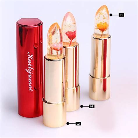 Jelly Flower Lipstick Color Changing Long Lasting Moisturizing Lipgloss