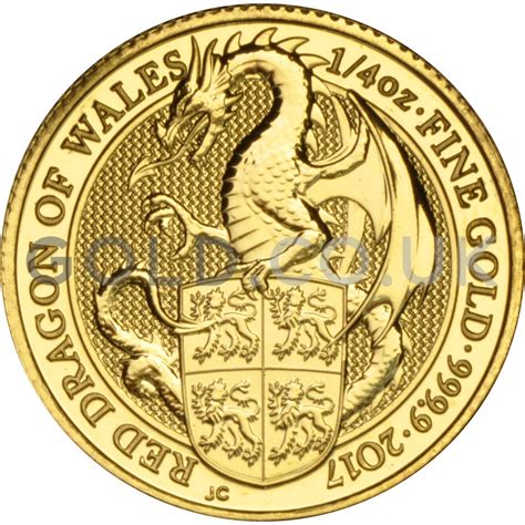 The Red Dragon 14oz Gold Coin Uk From £74880