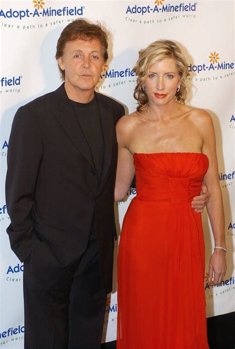 Paul Mccartney And His Wife Heather Mills Mccartney At The Th Annual Adopt A Minefield Gala La