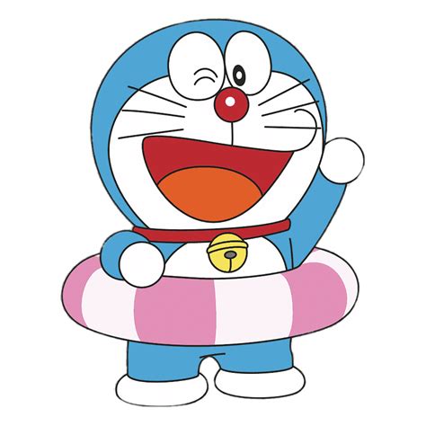 Check Out This Transparent Doraemon Swimming Png Image