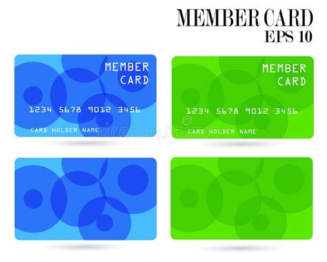 Modern Credit Card Business Vip Card Member Card Stock Illustration