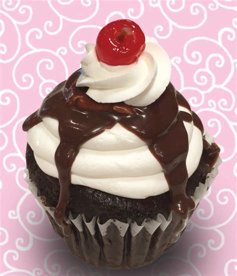 Hot Fudge Brownie Sundae Jumbo Filled Cupcake Classy Girl Cupcakes