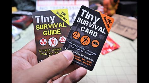 First Impressions Tiny Survival Guide And Card Youtube