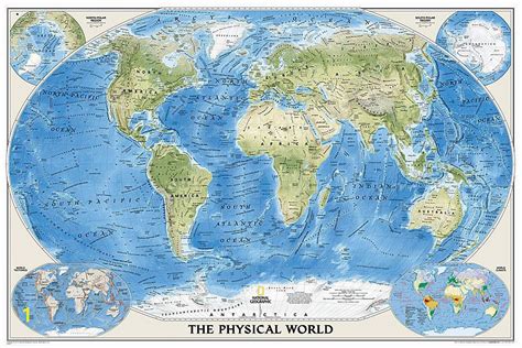 National Geographic Executive World Map Wall Mural