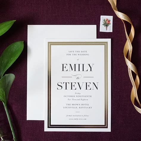 Save The Date Reveal With Minted