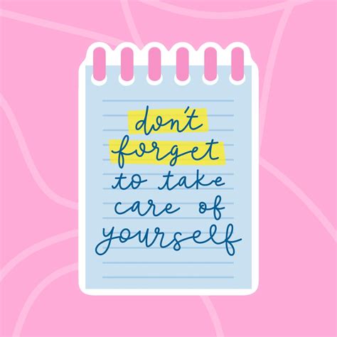 Dont Forget To Take Care Of Yourself Sticker Waterproof Etsy