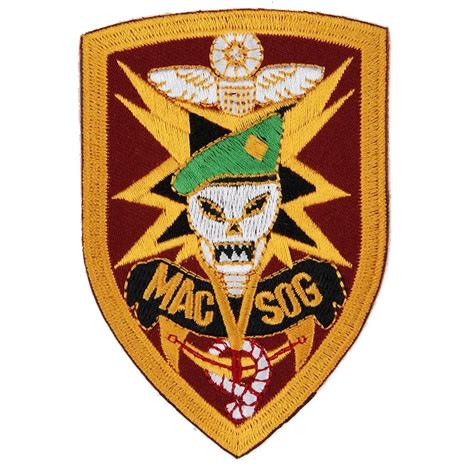 Vietnam Mac V Sog Command Studies And Observation Group Embroidered