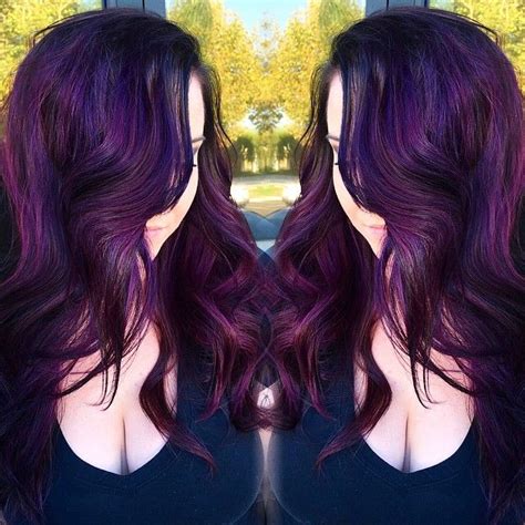 Grape hair color. Artist credit to come. Purple hair color ...