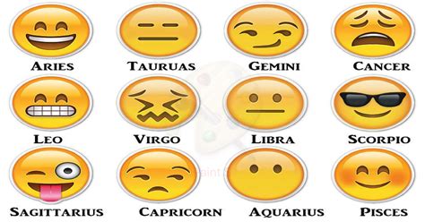 A Combination Of Emojis And Zodiac Reveals A Lot About Your Personality